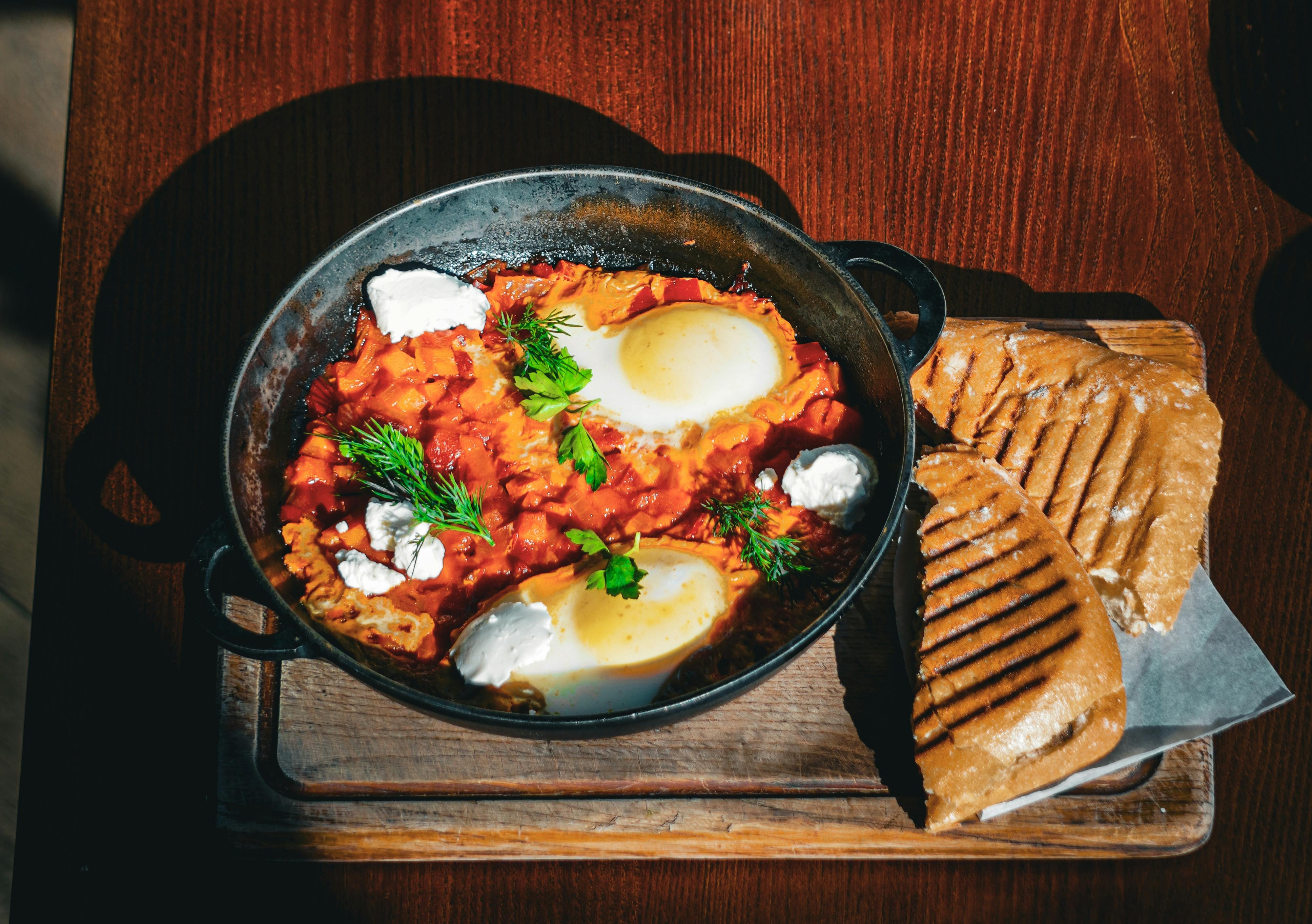 Groene Shakshuka met Courgette